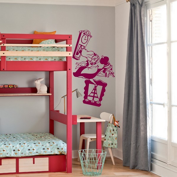 Example of wall stickers: Alice Chute